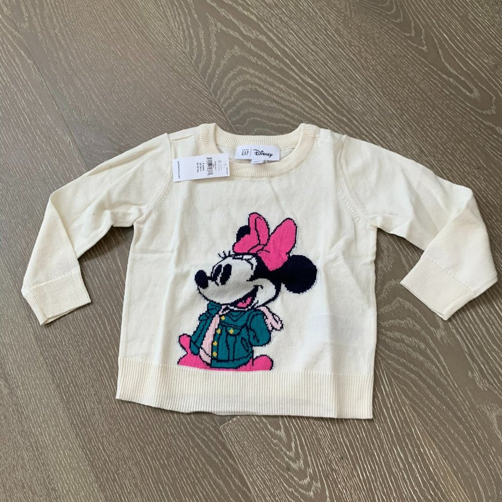 Gap Factory Baby Gap x Disney minnie mouse sweater